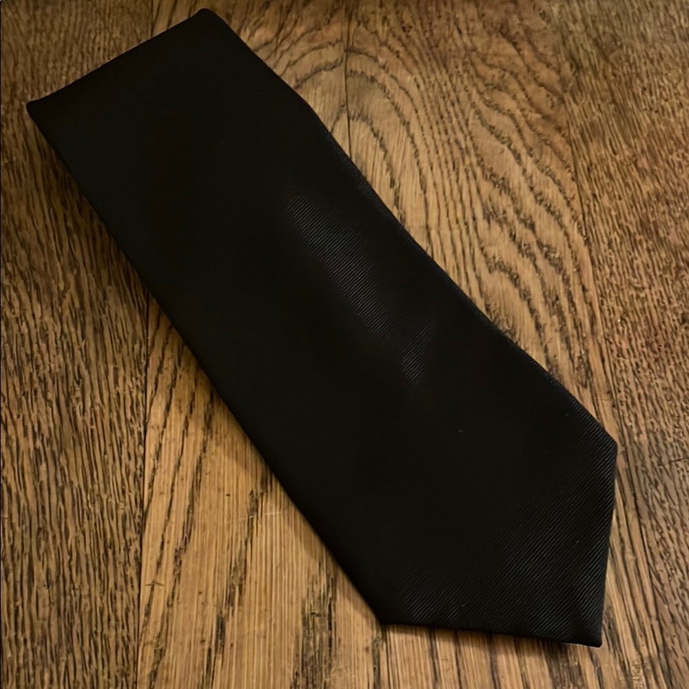Classic Black Tie for Formal Accessories